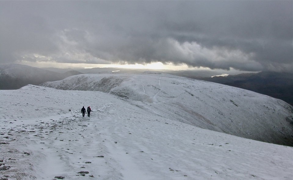 Looking south from Helvellyn  © Drew Whitworth
