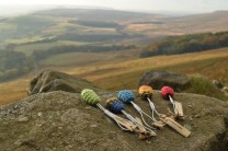 Knitted nuts at Stanage