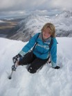 First winter mountaineering up Y Garn