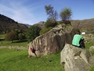 Early autumn bouldering at Langdale