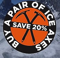 Save 20% on Ice Axes at Ellis Brigham, Lectures, market research, commercial notices Premier Post, 4 weeks @ GBP 25pw
