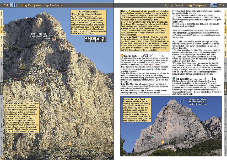 Spain : Costa Blanca example page 1  © Rockfax