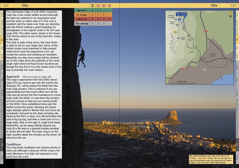 Olta above Calpe which is popular for both its routes and photography potential.   © Rockfax