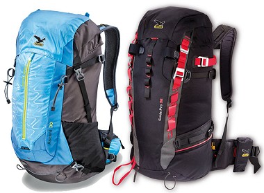 The Ascent 36 and the Mountain Guide rucsacs  © Salewa