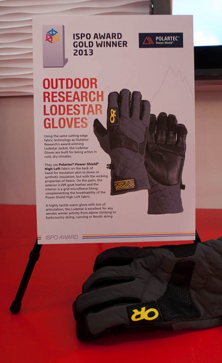 ISPO Award Winner 2013 - OR Lodestar Glove  © Alan James