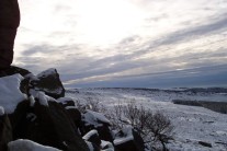 View from Burbage under snow