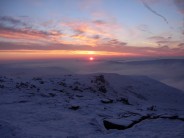 Sunrise from The Pagoda, Kinder Scout.