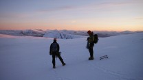 Topping out before sunset Creag Meagaidh