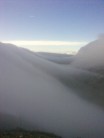 cloud inversion over Grisedale Tarn