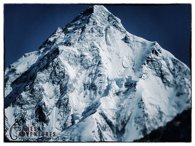 The massive south face of K2, 8611M, Pakistan, Karakoram  © Chris Szymiec