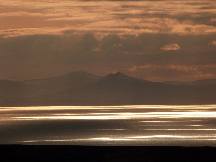 Sun Setting Over The Isle of Man  © jonoh