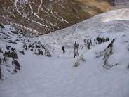 Looking down the gully from about half way.