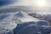 A beautiful day on Ben More looking out to Stob Binnein at the start of the year.