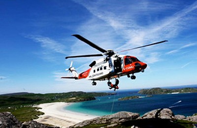 Bristow helicopter  © DfT