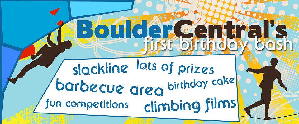 £2500 Prize Fund for Boulder Central’s Mega Comp and 1st Birthday Bash! #2  © Boulder Central