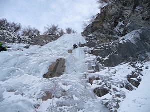 ben leading pitch one  © Cliff Shasby