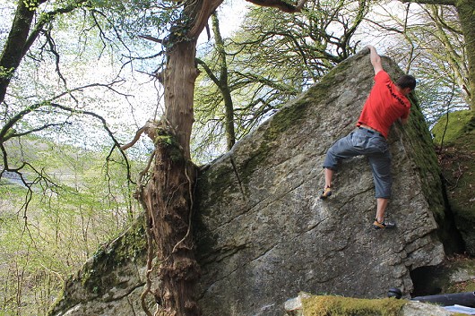 Latching the top on the flash attempt, never a 7b!!  © sim.monkey