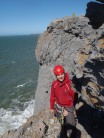 Me climbing on Saddle Head, Pembrokeshire this Bank Holiday past...