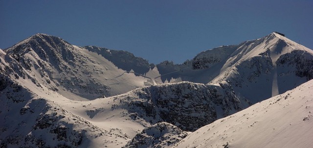 The ridge, running up to Musala's summit (right)  © John Walker and Paul Bonson