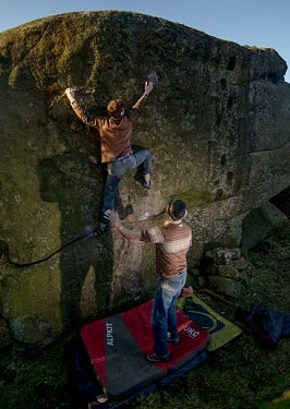 Ben Meakin on Andle L'Impossible  © Paul Phllips