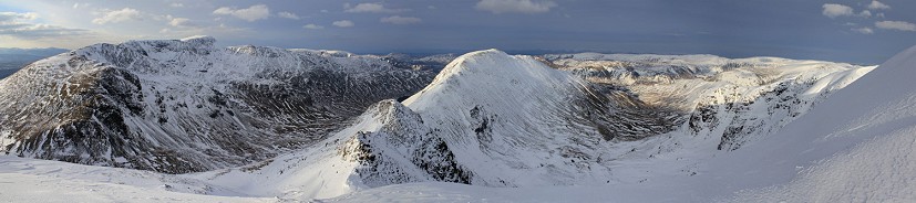 Panorama: St Sunday Crag from Fairfield  © RuthieB