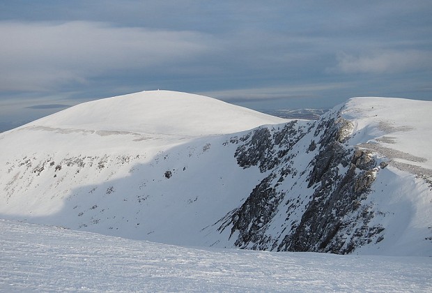 Cairn Gorm's summit - now accessible by train. Well almost.  © Dan Bailey