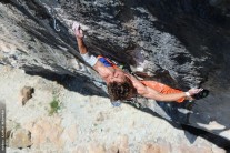 Ivan Lisica, climbing session at Markezina Greda, Klis, trying his project Prvomajski zajeb.