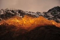 Letterbox sunset on the Remarkables