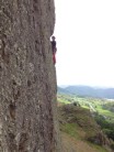 Kleine Rinne, Castle Rocks. Unknown climber  30 05 2013.