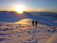 Mid-winter sun on Geal Charn