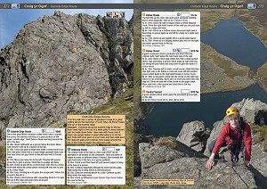 Example page 2 from the North Wales Climbs Rockfax  © Rockfax