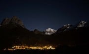 Sallent de Gallego by night, Spanish Pyrenees.<br>© James Rushforth