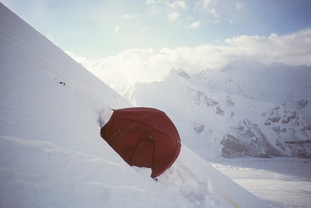 Worst tent pitch in Kyrgyzstan?  © Tim Moss