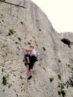 Me climbing in Malta