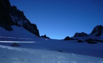 Walk-in to Y couloir