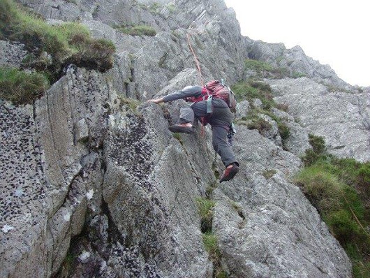 4th Pitch Grooved Arete I think?  ©  Tom W