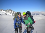 Rob and I (Tour Glacier) on the Haute Route carrying full loads of tents and food.