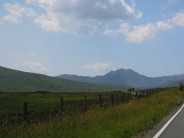 Y Lliwedd as seen from the road from Capel Curig