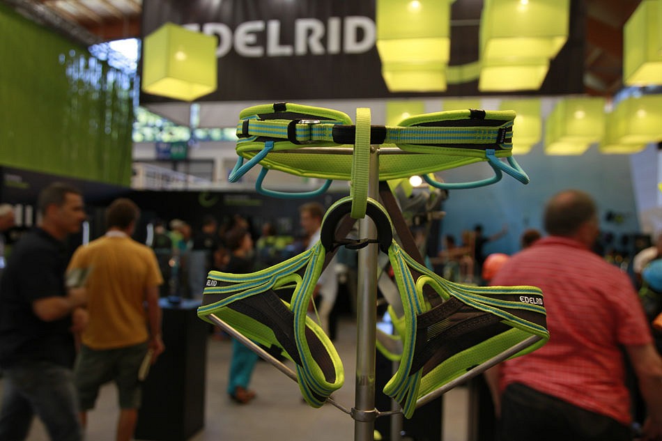 There's a full range of new harnesses from Edelrid, with women's specific models  © Jack Geldard - UKC