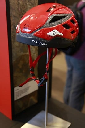 The new super light Focus helmet from Wild Country  © Jack Geldard - UKC