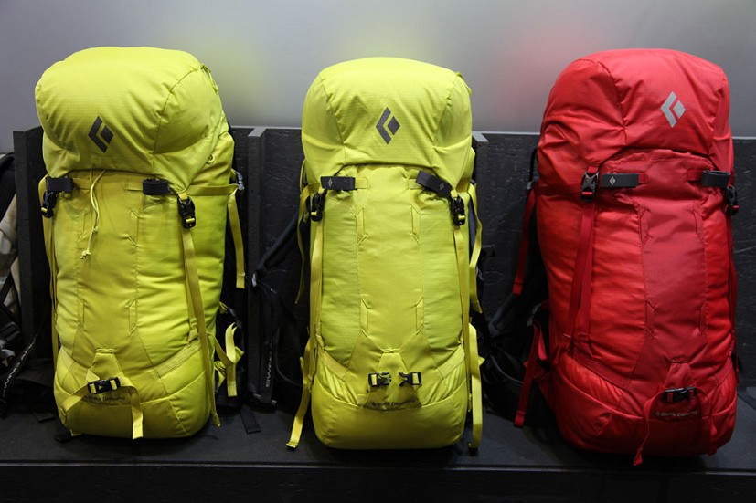 The new range of packs from Black Diamond on shoe at OutDoor 2013  © UKC