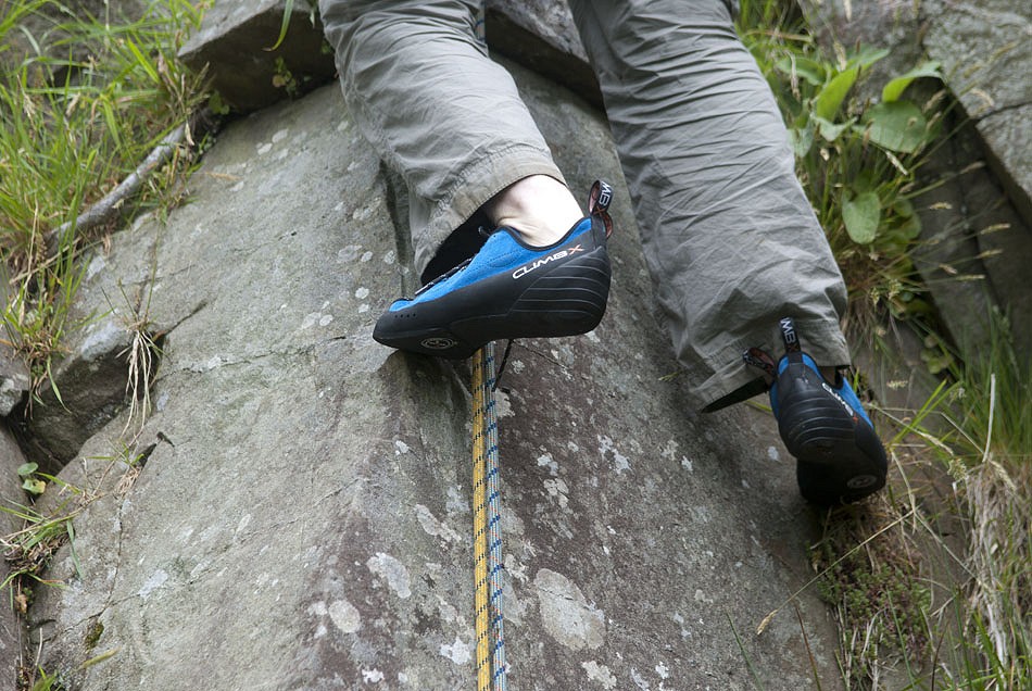 The Climb X Rock Master shoes at Tremadog  © UKC Gear