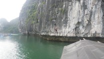 My first outing deep water soloing in Lan Ha bay just off Cat Ba Island, northern Vietnam