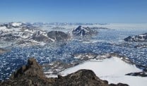 Summit View. Greenland East Coast near Kulusuk