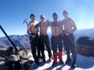 Toubkal summit with real men!