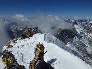 Just below Matterhorn summit