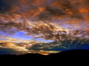 Sunset over the Llantisillio Hills outside Llangollen