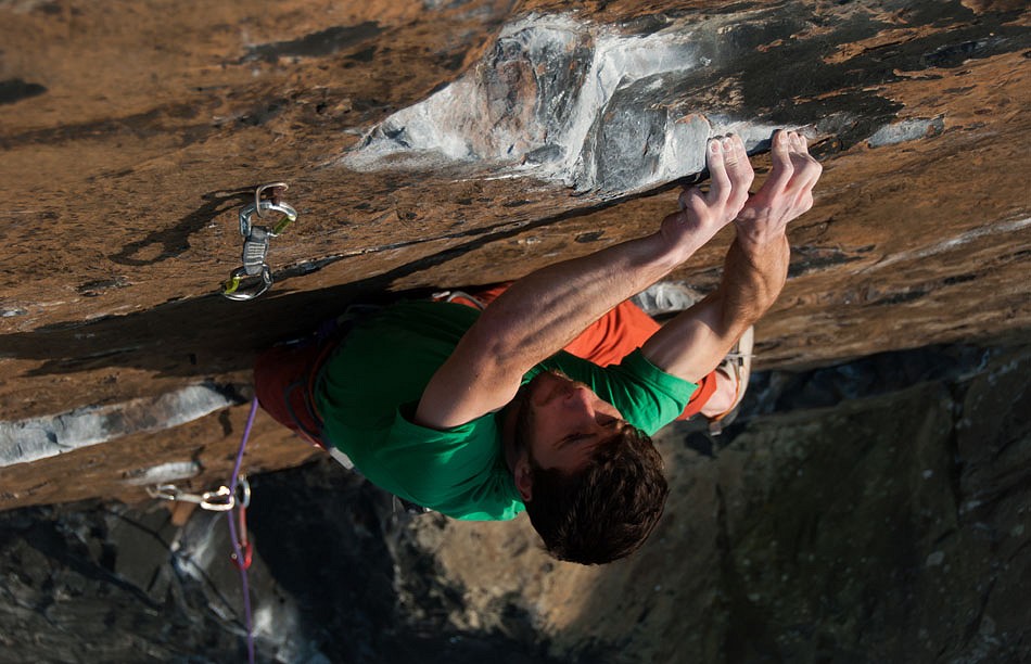 Alan Cassidy on Unfinished Symphony 8b+  © Adam Lincoln