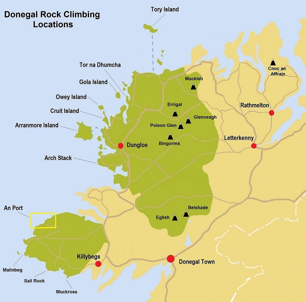 Rock Climbing in Donegal  © Iain Miller