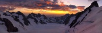 Sunrise from the Barre D'Ecrins